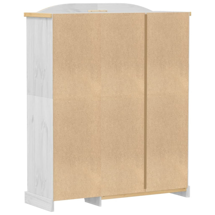 klædeskab Corona 151,5x52x186 cm massivt fyrretræ