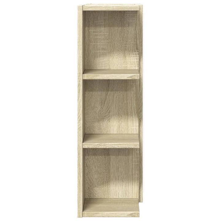 badeværelsesskab med spejl 80x20,5x64 cm konstrueret træ