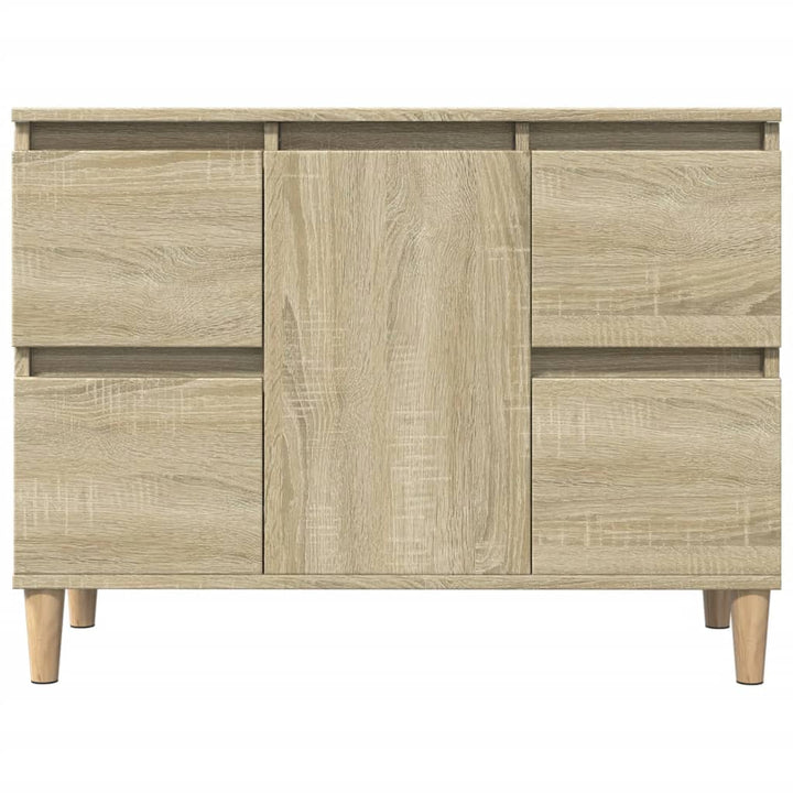 underskab til håndvask 80x33x60 cm konstrueret træ sonoma-eg