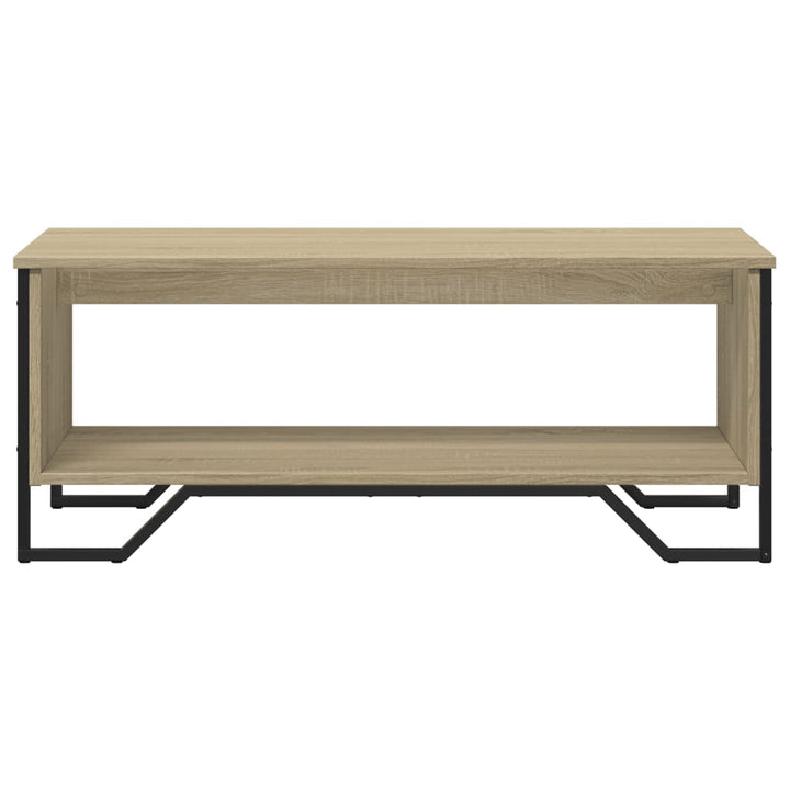 sofabord 100x51x40 cm konstrueret træ sonoma-eg