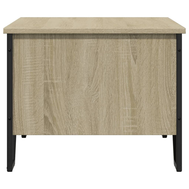 sofabord 100x51x40 cm konstrueret træ sonoma-eg