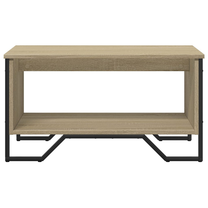 sofabord 75x51x40 cm konstrueret træ sonoma-eg