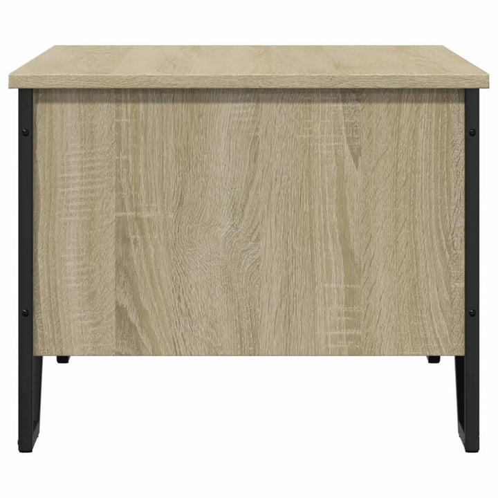 sofabord 100x51x40 cm konstrueret træ sonoma-eg