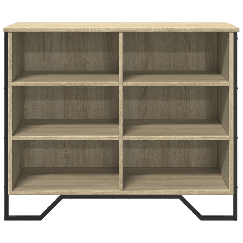skænk 91x35,5x74,5 cm konstrueret træ sonoma-eg