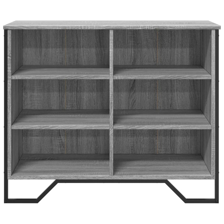 skænk 91x35,5x74,5 cm konstrueret træ grå sonoma-eg