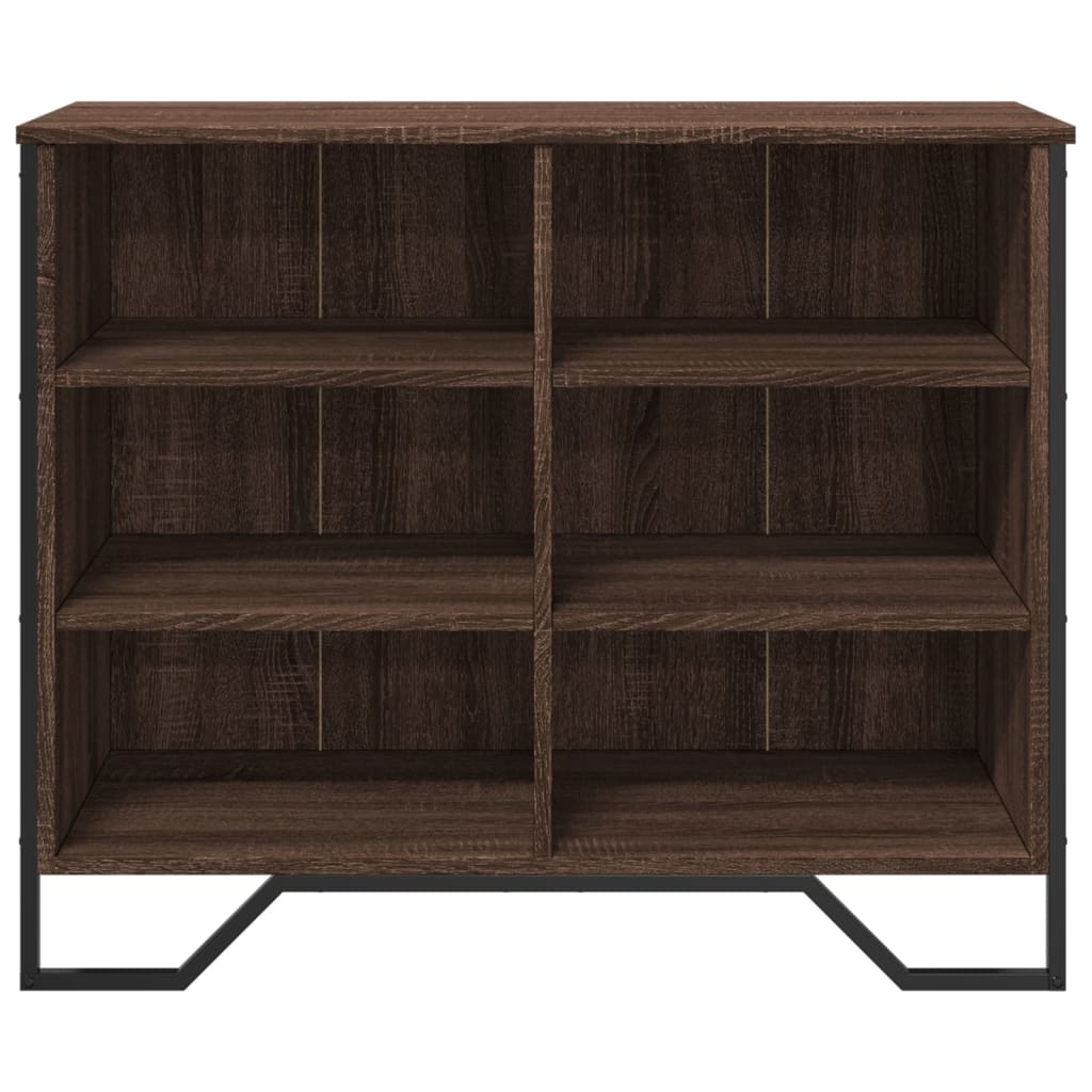 skænk 91x35,5x74,5 cm konstrueret træ brun egetræsfarve