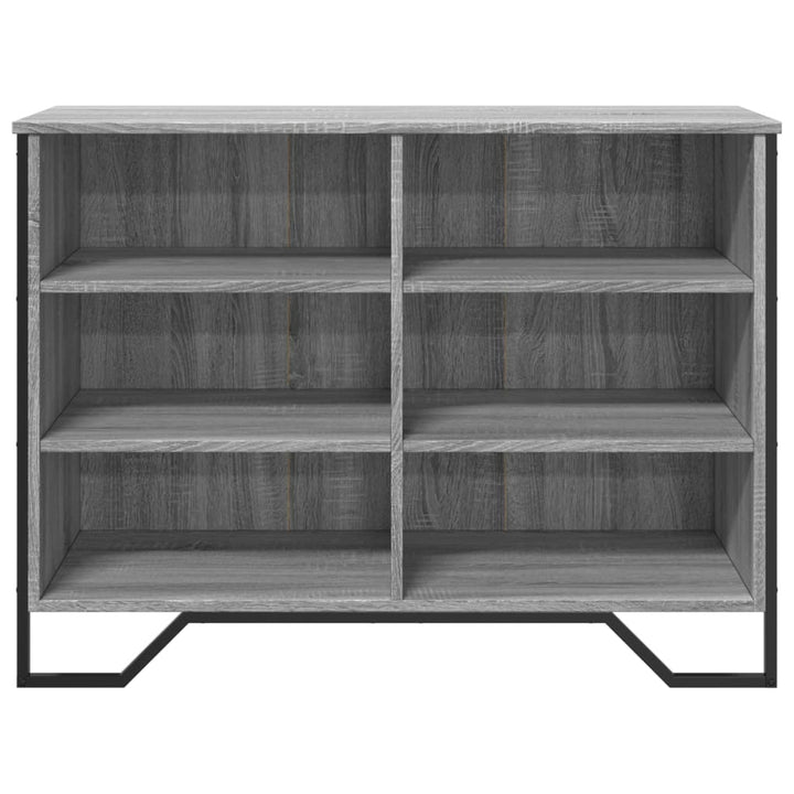 skænk 101x35,5x74,5 cm konstrueret træ grå sonoma-eg