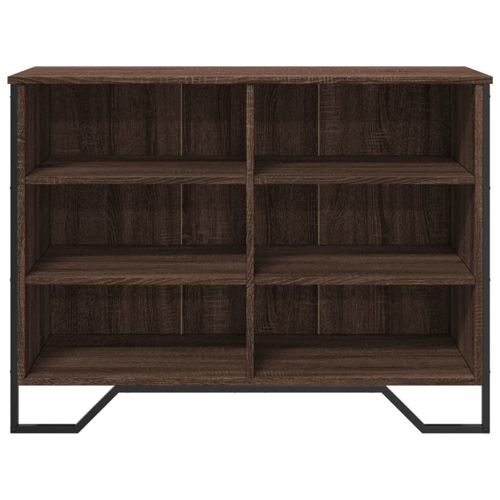 skænk 101x35,5x74,5 cm konstrueret træ brun egetræsfarve