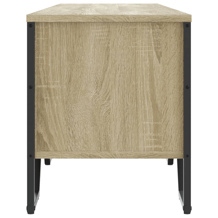 tv-bord 180x34x41 cm konstrueret træ sonoma-eg
