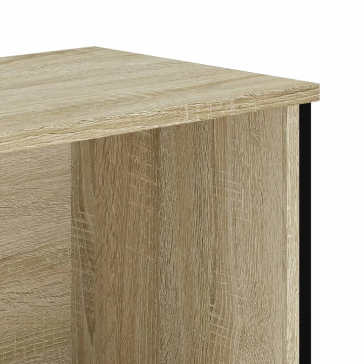 bogreol 50x31x137,5 cm konstrueret træ sonoma-eg