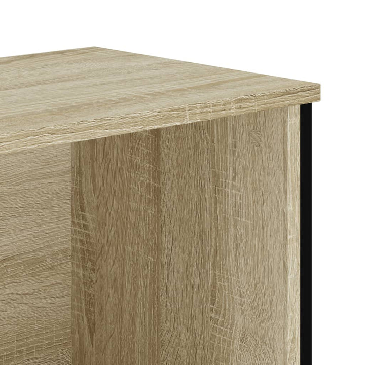 bogreol 50x31x169 cm konstrueret træ sonoma-eg
