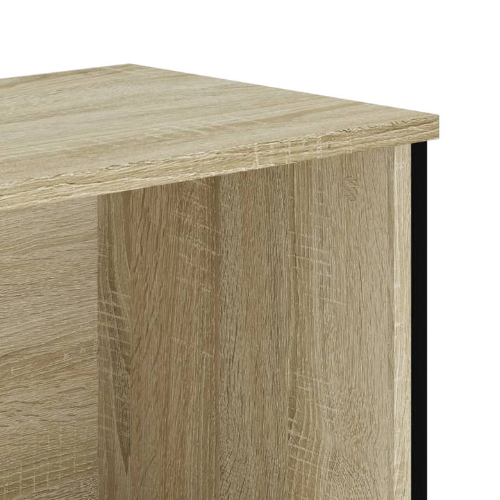 bogreol 80x31x137,5 cm konstrueret træ sonoma-eg