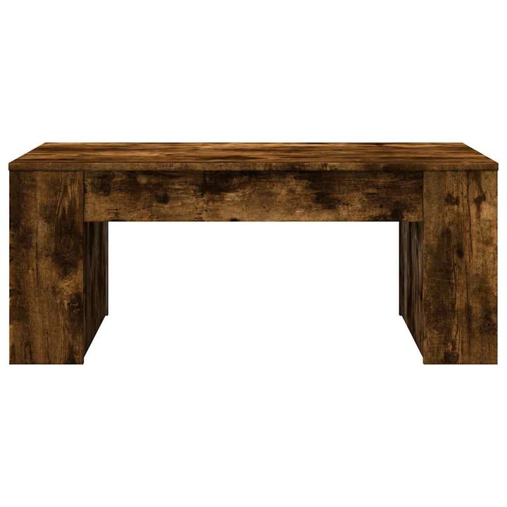 sofabord 102x55x42 cm konstrueret træ røget egetræsfarve