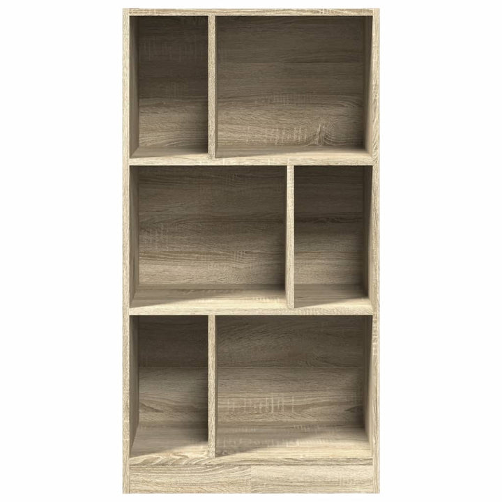 bogreol 57x28,5x107,5 cm konstrueret træ sonoma-eg