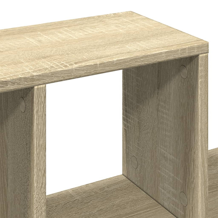 væghylde 100x20x53 cm konstrueret træ sonoma-eg