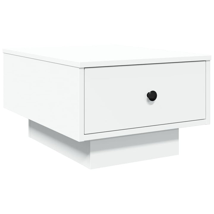 sofabord 60x45x31 cm konstrueret træ hvid