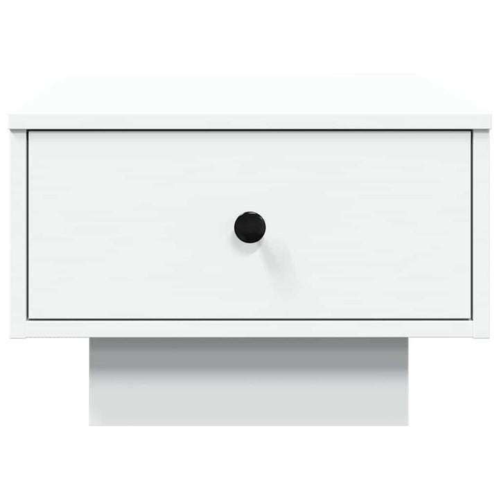 sofabord 60x45x31 cm konstrueret træ hvid