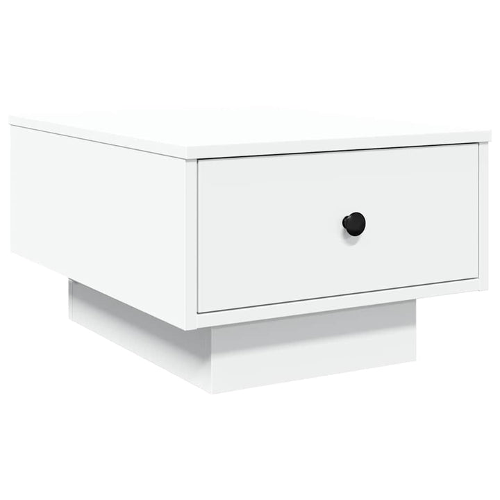 sofabord 60x45x31 cm konstrueret træ hvid