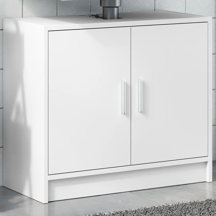 underskab til håndvask 63x29x55 cm konstrueret træ hvid