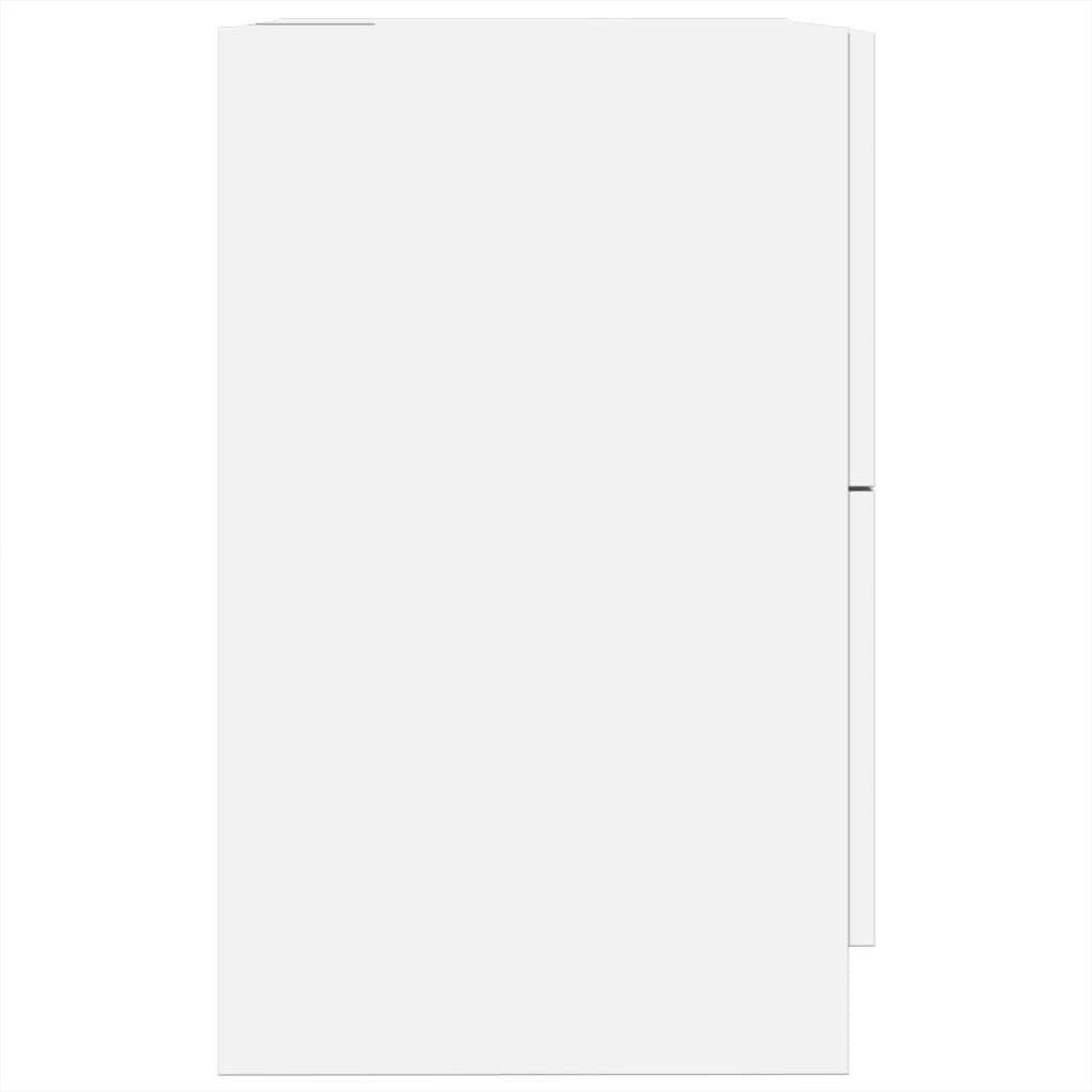 underskab til håndvask 40x37x59 cm konstrueret træ hvid
