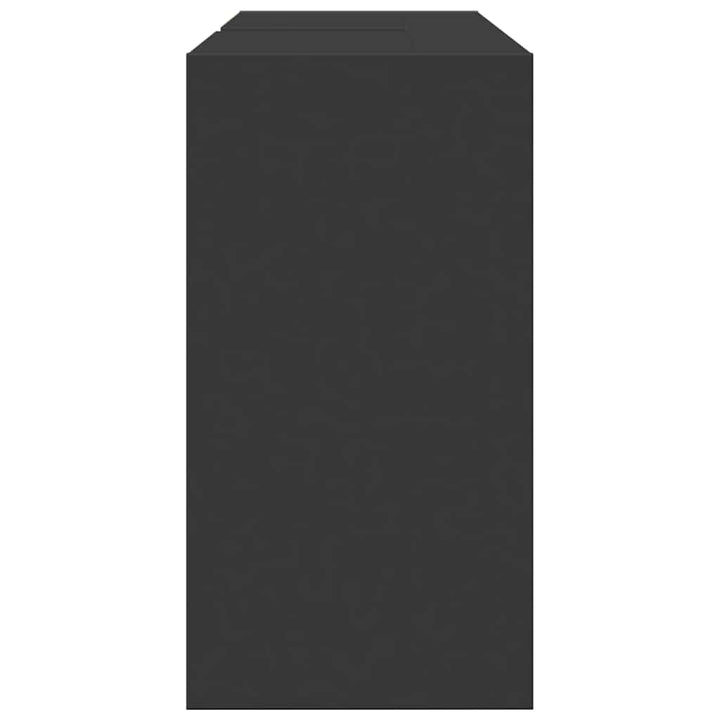 underskab til håndvask 90x29x55 cm konstrueret træ sort