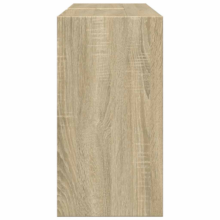 underskab til håndvask 90x29x55 cm konstrueret træ sonoma-eg