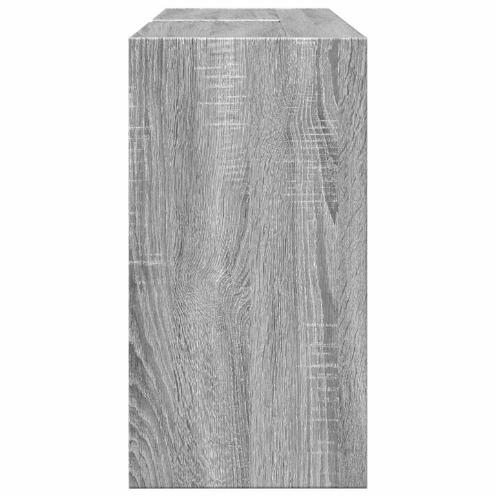 skab til håndvask 90x29x55 cm konstrueret træ grå sonoma-eg