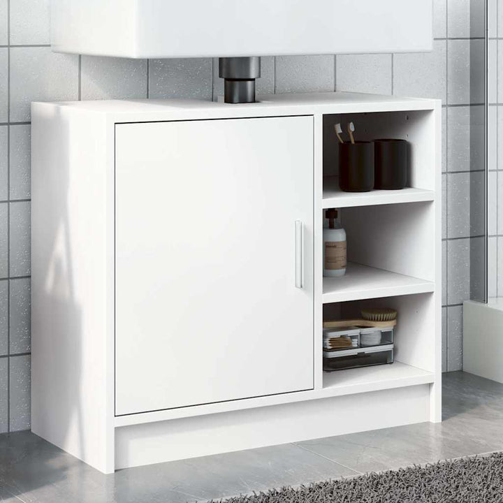 underskab til håndvask 63x29x55 cm konstrueret træ hvid