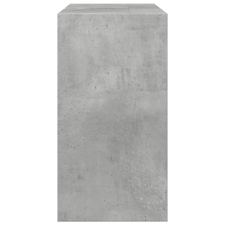 underskab til håndvask 63x29x55 cm konstrueret træ betongrå