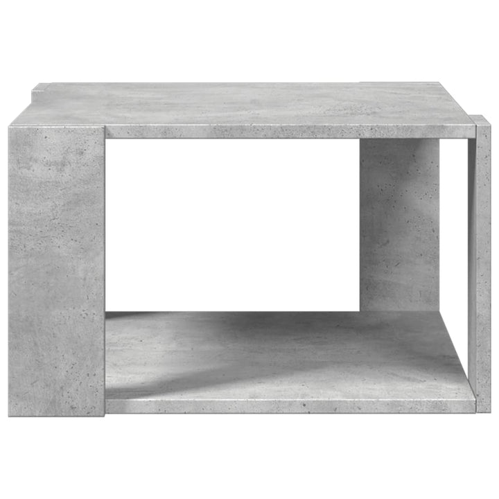 sofabord 51,5x51,5x30 cm konstrueret træ betongrå