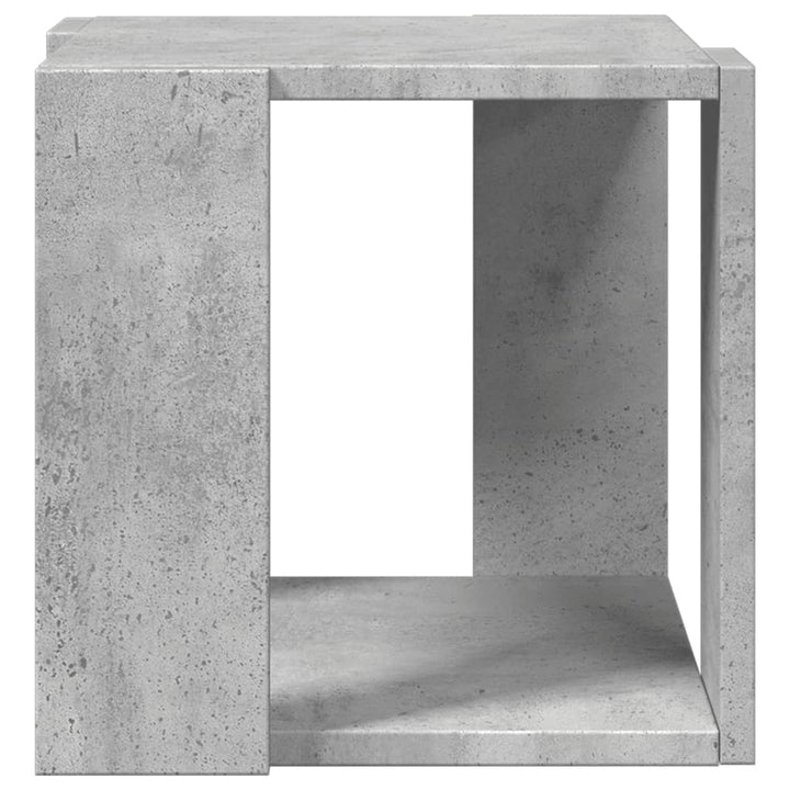 sofabord 32x32x30 cm konstrueret træ betongrå