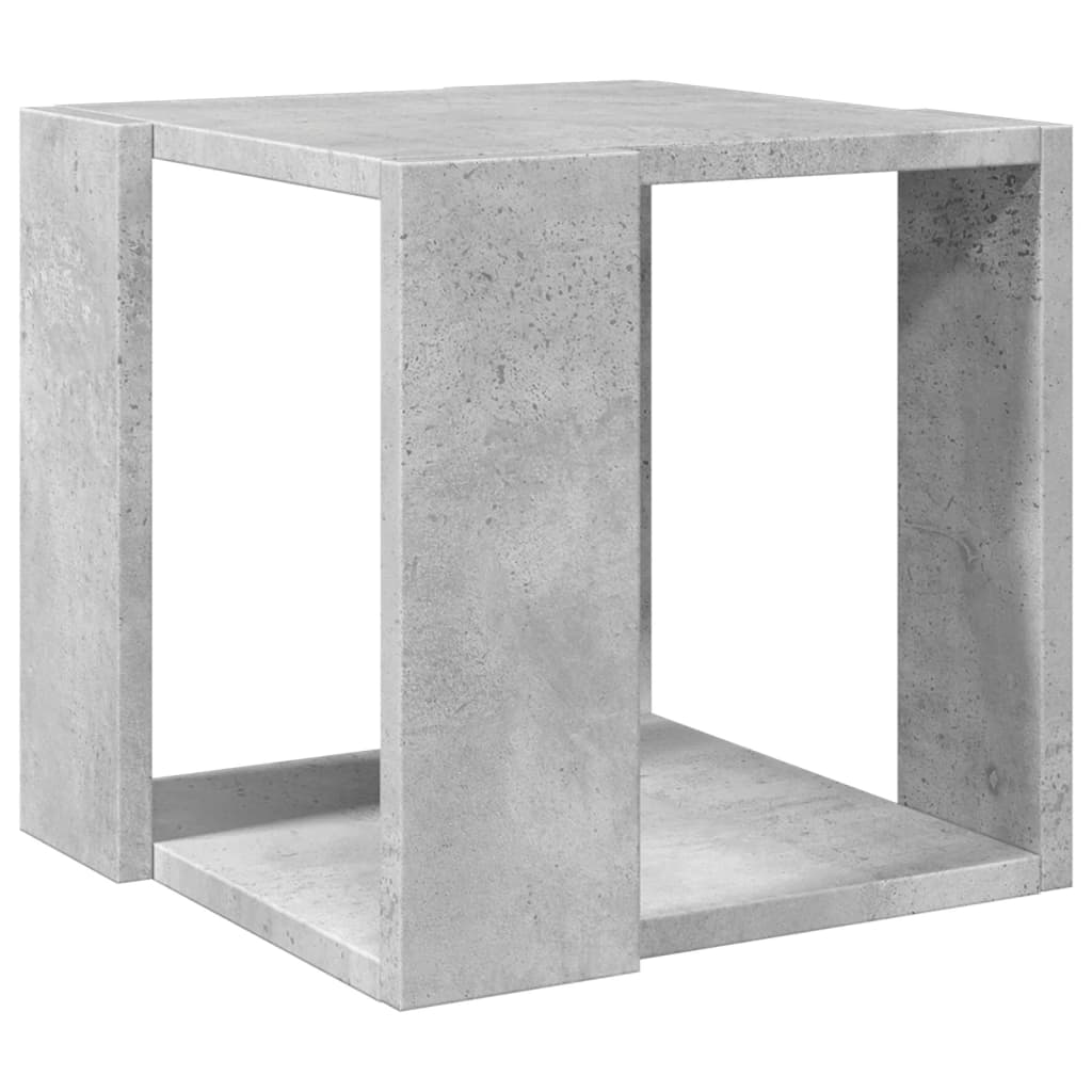 sofabord 32x32x30 cm konstrueret træ betongrå