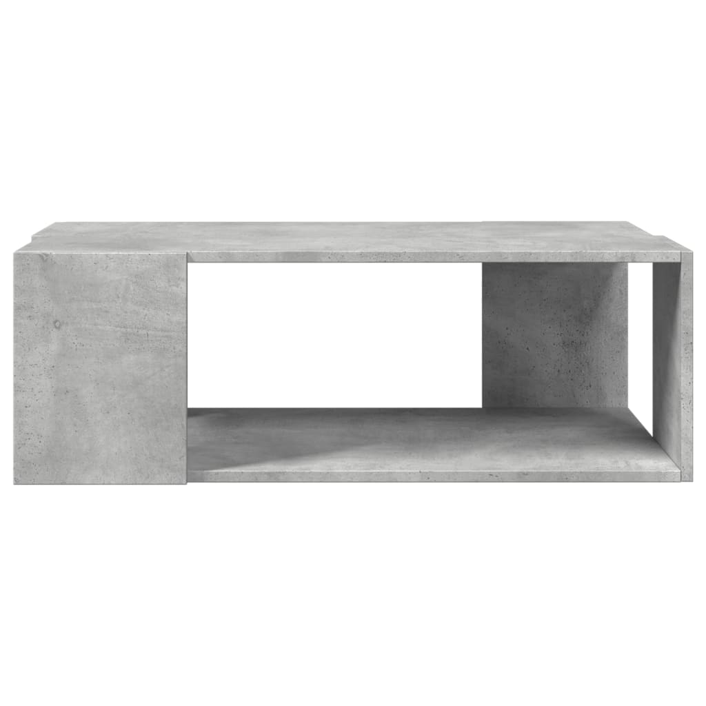 sofabord 89,5x48x30 cm konstrueret træ betongrå