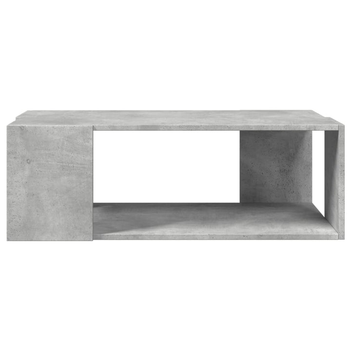 sofabord 89,5x48x30 cm konstrueret træ betongrå