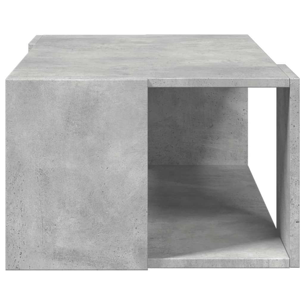 sofabord 89,5x48x30 cm konstrueret træ betongrå