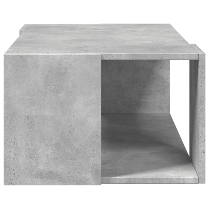 sofabord 89,5x48x30 cm konstrueret træ betongrå