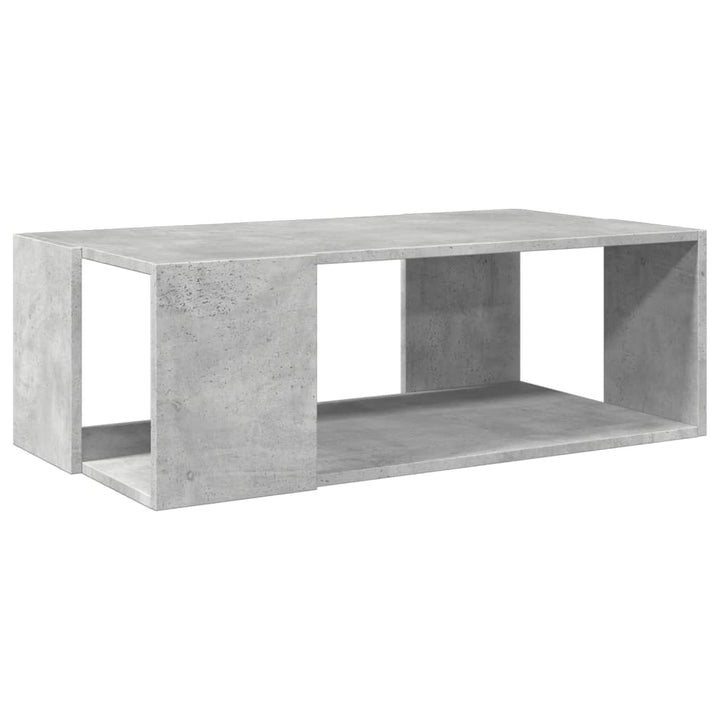sofabord 89,5x48x30 cm konstrueret træ betongrå
