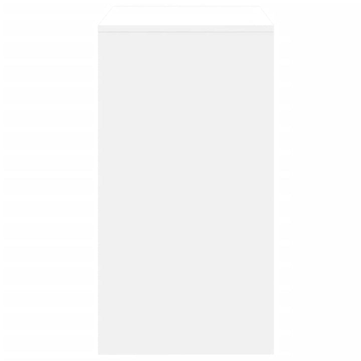 kosmetikbord med skammel 60x40x113,5 cm hvid