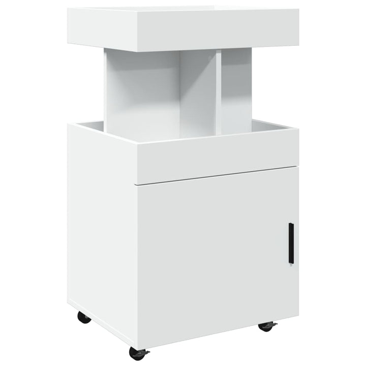 barvogn 50x41x89 cm konstrueret træ hvid