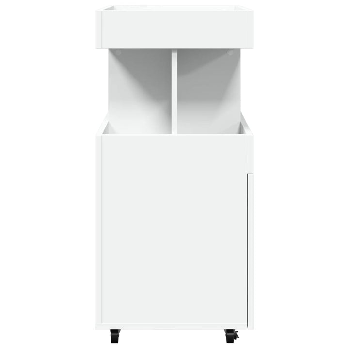 barvogn 50x41x89 cm konstrueret træ hvid