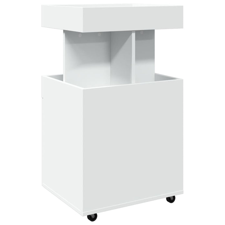 barvogn 50x41x89 cm konstrueret træ hvid