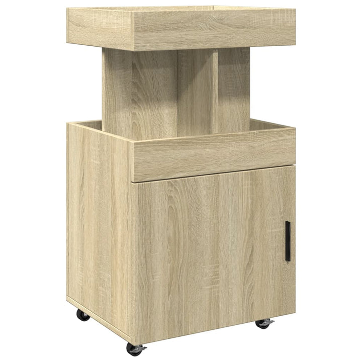 barvogn 50x41x89 cm konstrueret træ sonoma-eg
