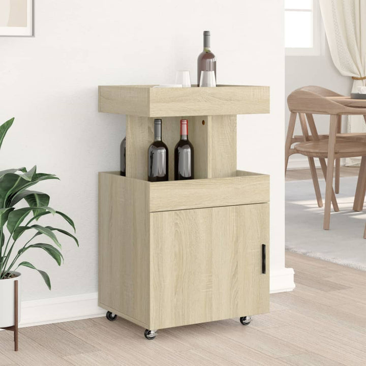barvogn 50x41x89 cm konstrueret træ sonoma-eg