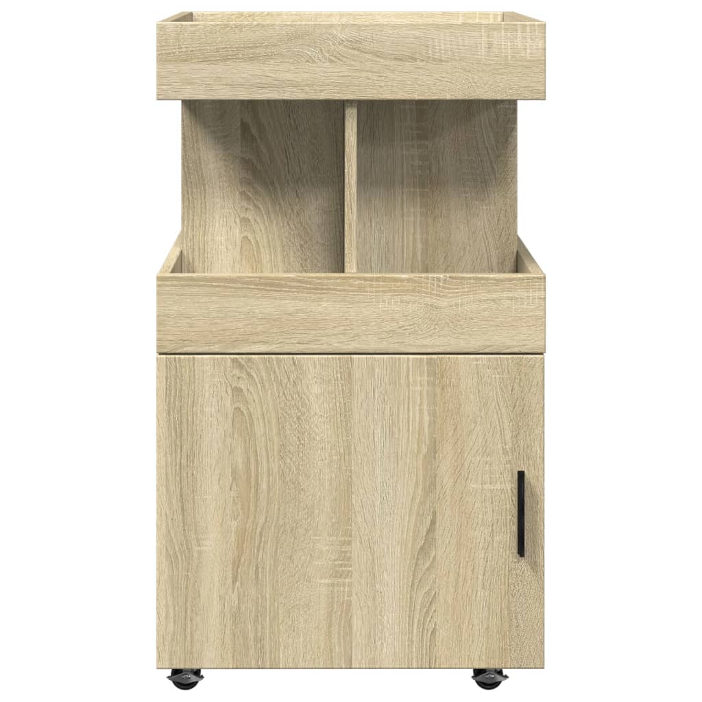 barvogn 50x41x89 cm konstrueret træ sonoma-eg
