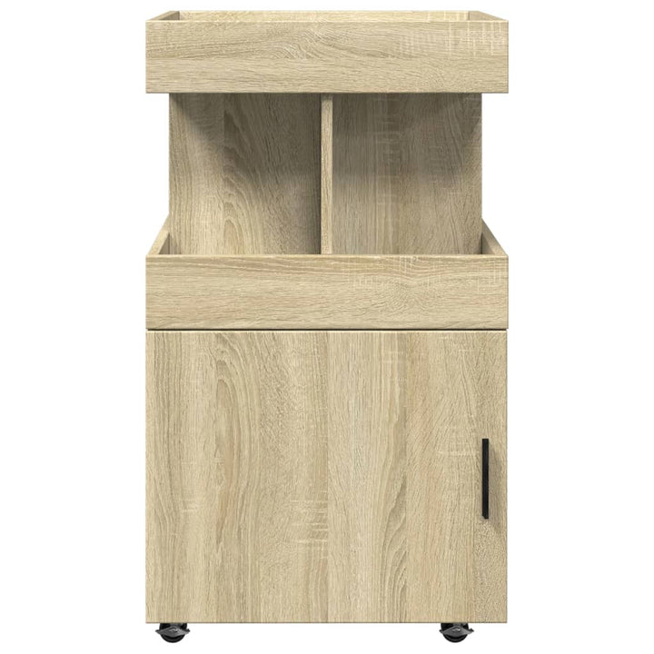 barvogn 50x41x89 cm konstrueret træ sonoma-eg