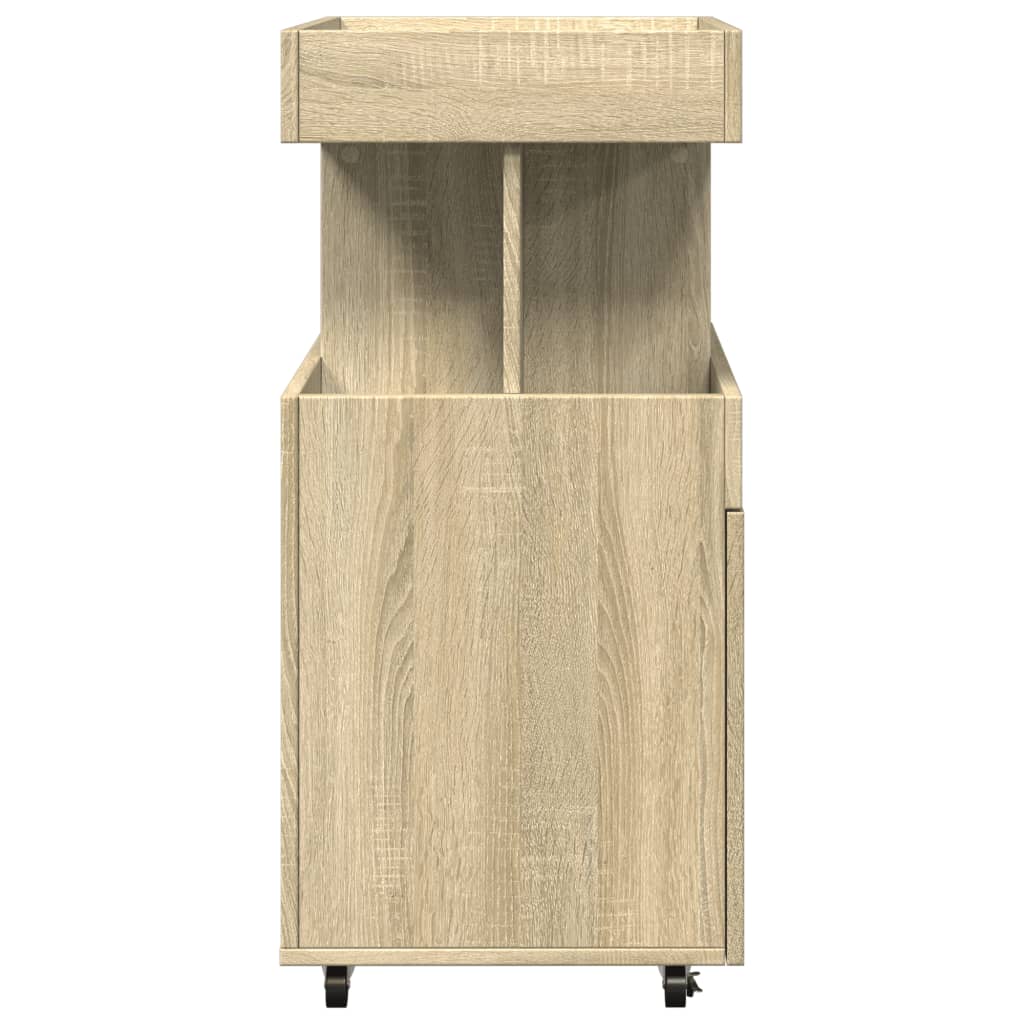 barvogn 50x41x89 cm konstrueret træ sonoma-eg