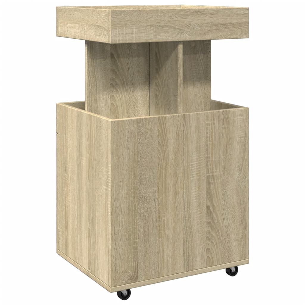 barvogn 50x41x89 cm konstrueret træ sonoma-eg