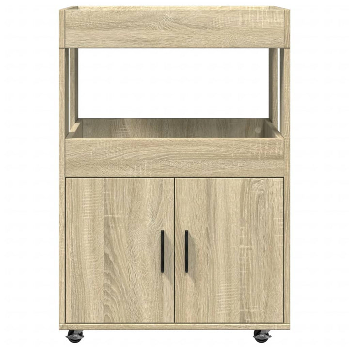 barvogn 60x39,5x89 cm konstrueret træ sonoma-eg