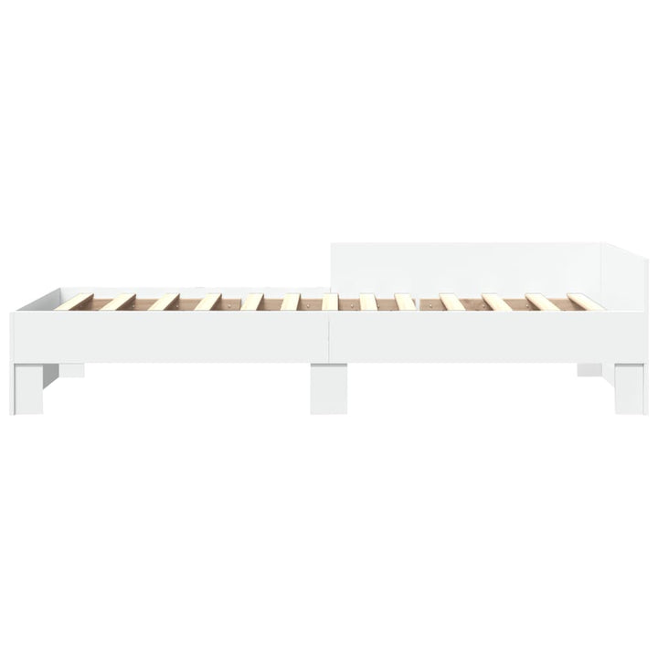 sengeramme 100x200 cm konstrueret træ hvid