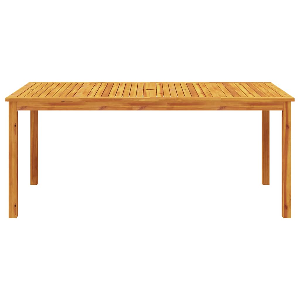 spisebordssæt til haven 9 dele 180x90x75 cm massivt akacietræ